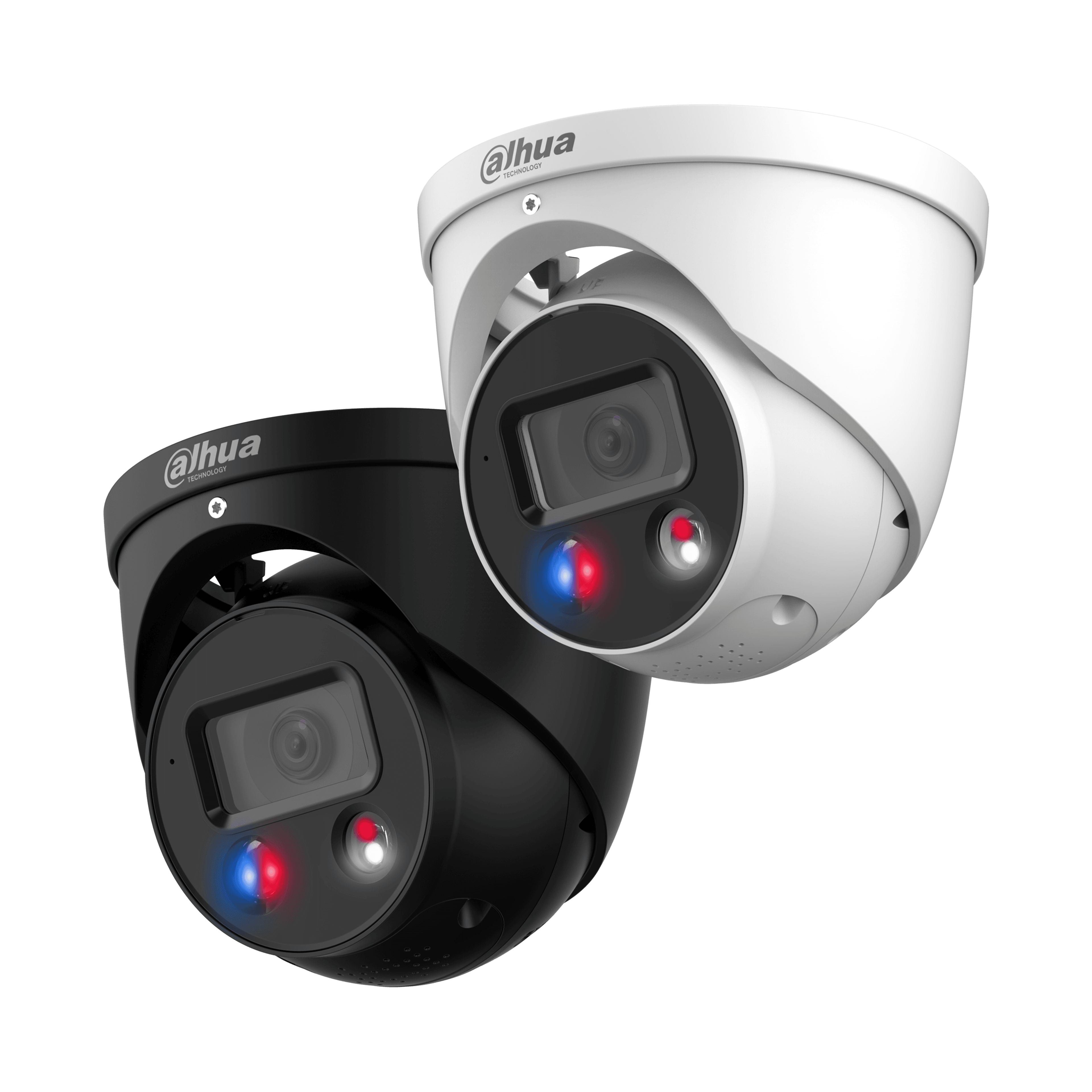 Caméra DAHUA 5MP WizSense à globe oculaire à focale fixe et à dissuasion active à double éclairage intelligent IPC-HDW3549H-AS-PV-S3